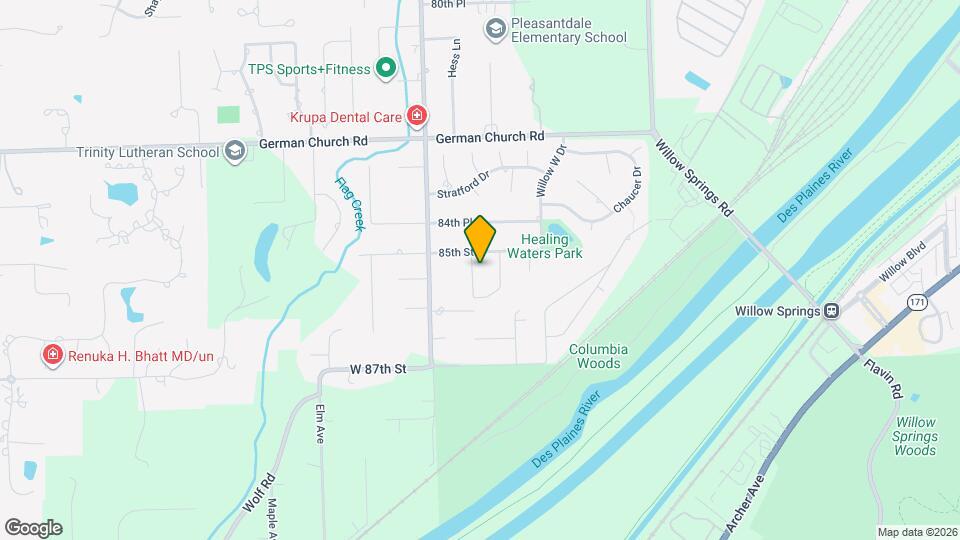 8518 Candlelight Dr W Map and Location Details