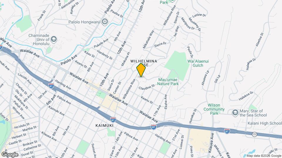 3727 Anuhea St Map and Location Details