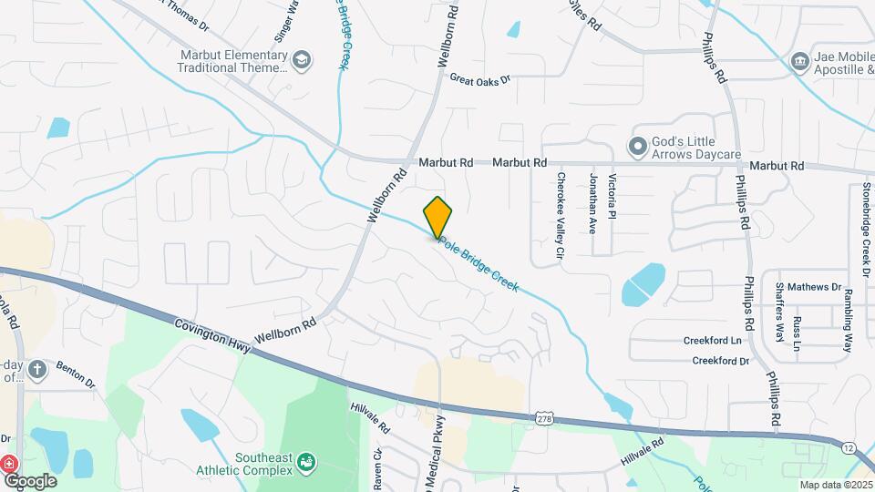 2208 Lowtrail Ct Map and Location Details