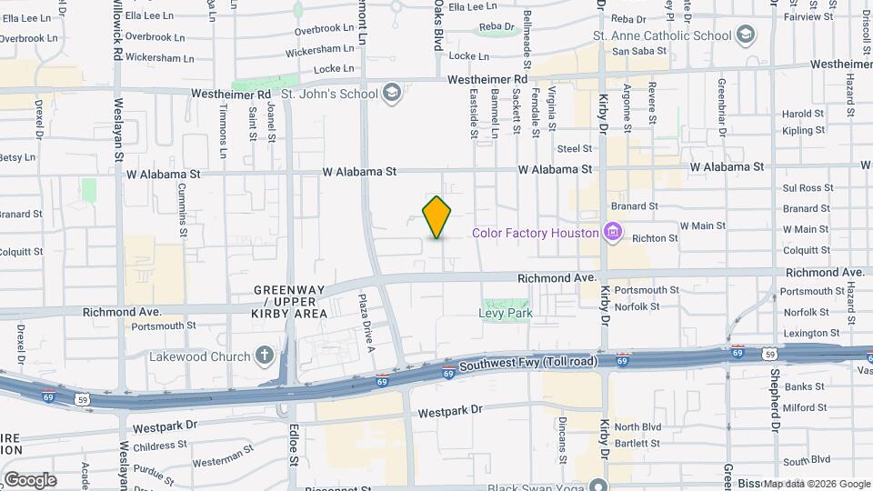 3302 Audley St Map and Location Details