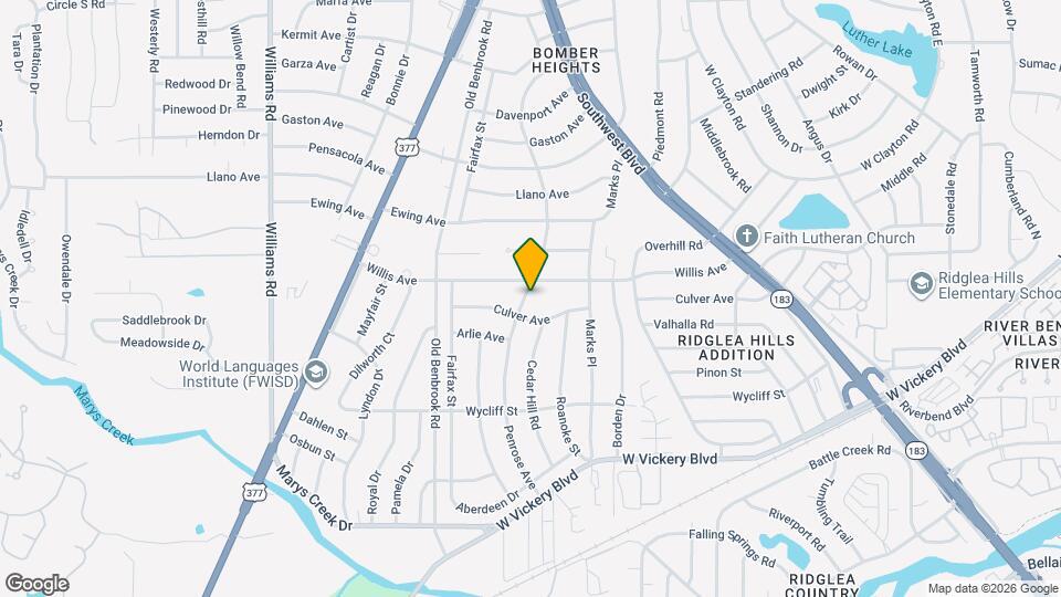 4709 Penrose Ave Map and Location Details