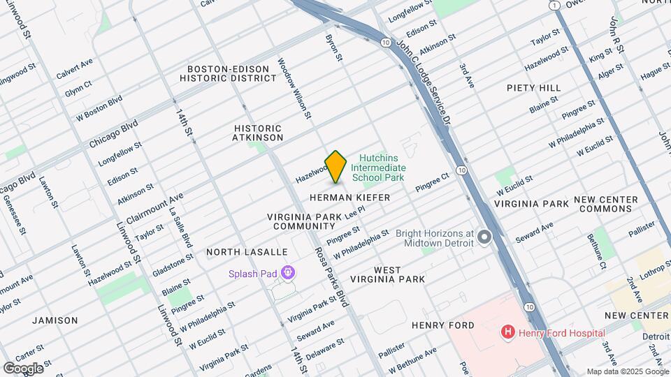 1623 Gladstone St Map and Location Details