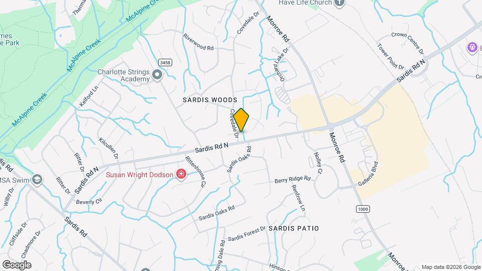 9707 Covedale Dr Map and Location Details