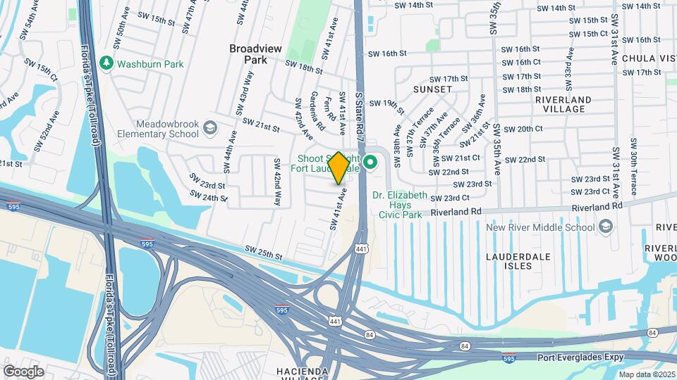 4109 SW 23rd St Map and Location Details