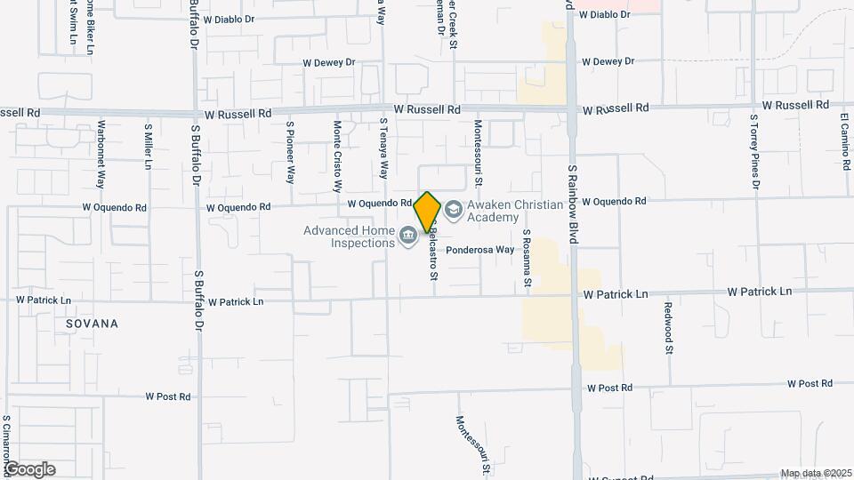 5975 S Belcastro St Map and Location Details