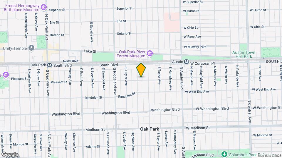 218-228 Pleasant St. and 134-140 S. Harvey Ave Mapa y Detalles de la Ubicación