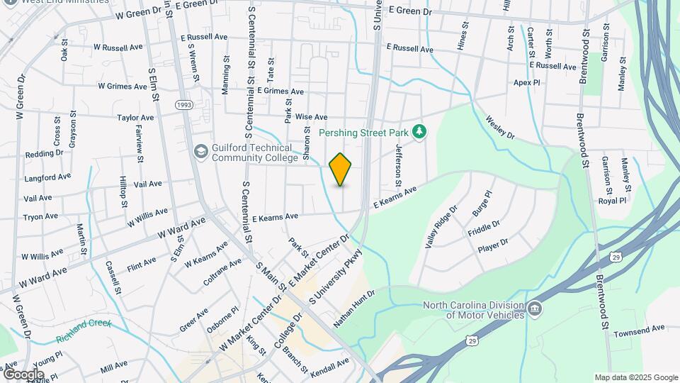 1204 Asheboro St Map and Location Details