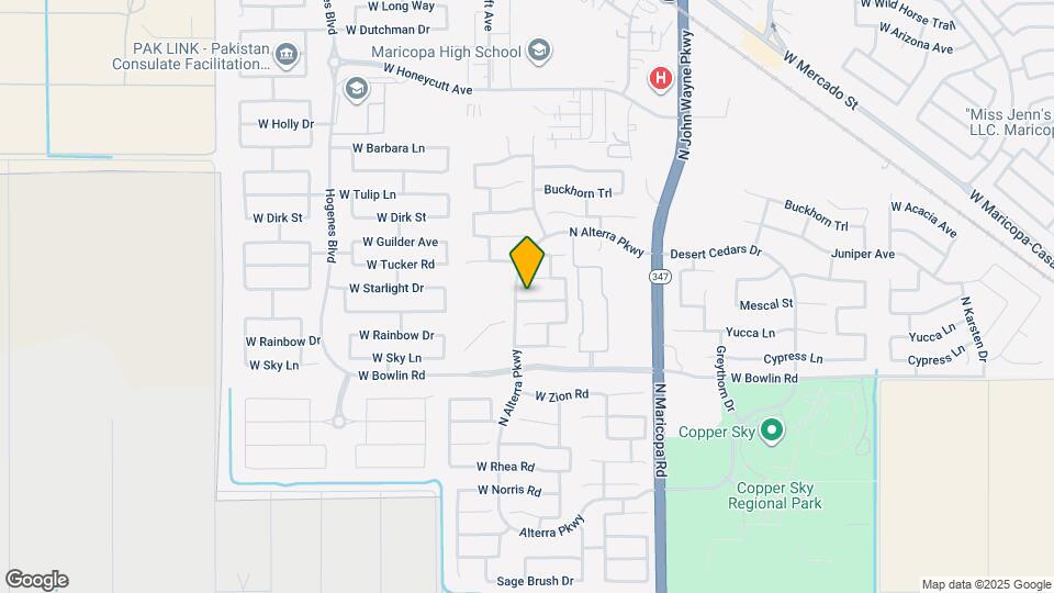 45168 W Mescal Dr Map and Location Details