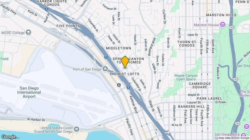 3066 Columbia St Map and Location Details