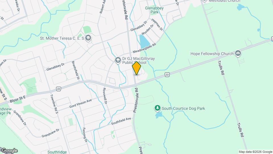 2067 Prestonvale Rd Map and Location Details