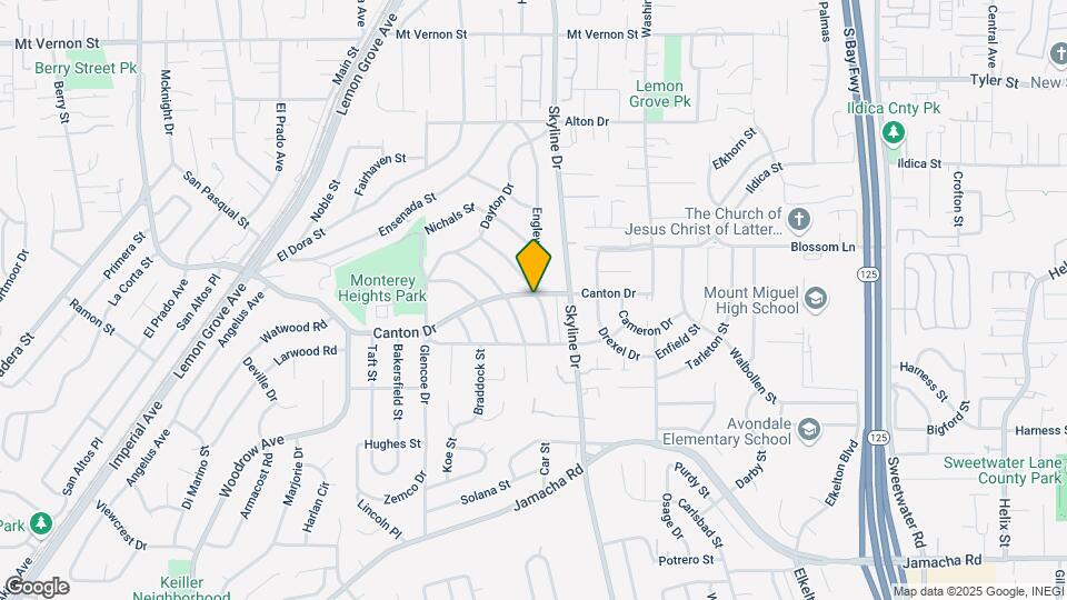1690 Colfax Dr Map and Location Details