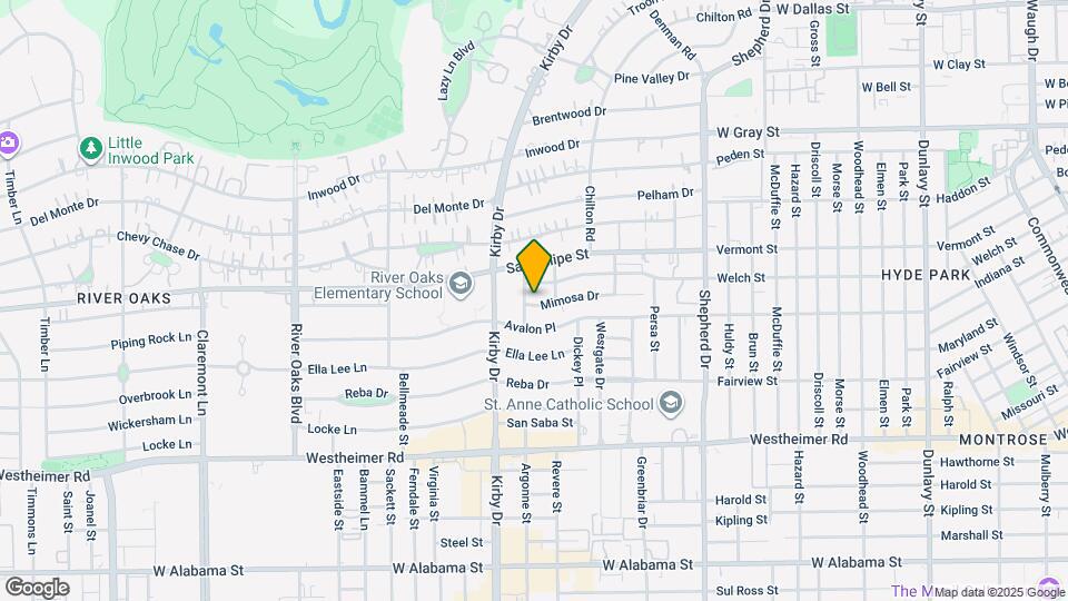 2418 Mimosa Dr Map and Location Details