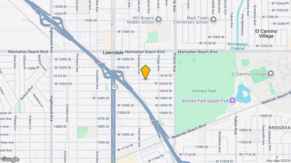4157 1/2 W 162nd St Map and Location Details