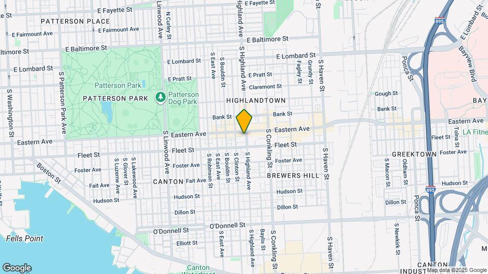 502 S Highland Ave Map and Location Details