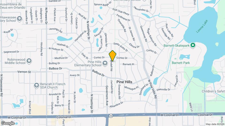 1025 Ferndell Rd Map and Location Details