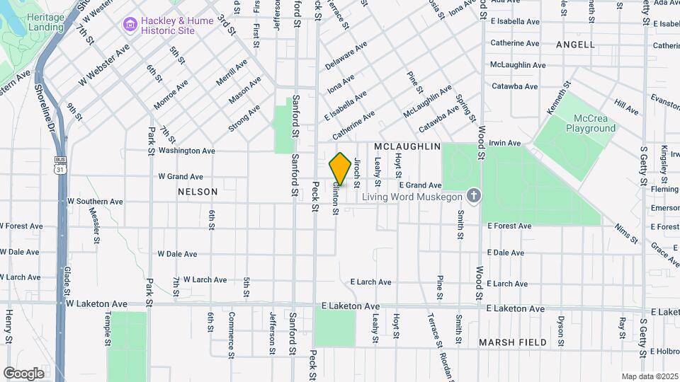 1522 Clinton St Map and Location Details