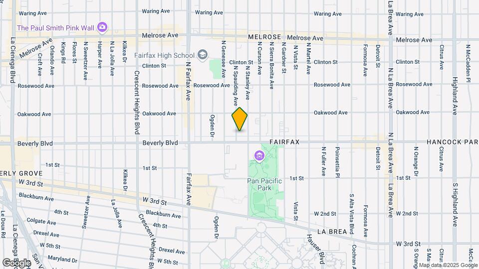 316 N Spaulding Ave Apartments Map and Location Details