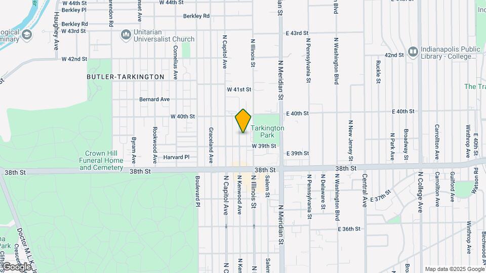 3923 N Kenwood Ave Map and Location Details