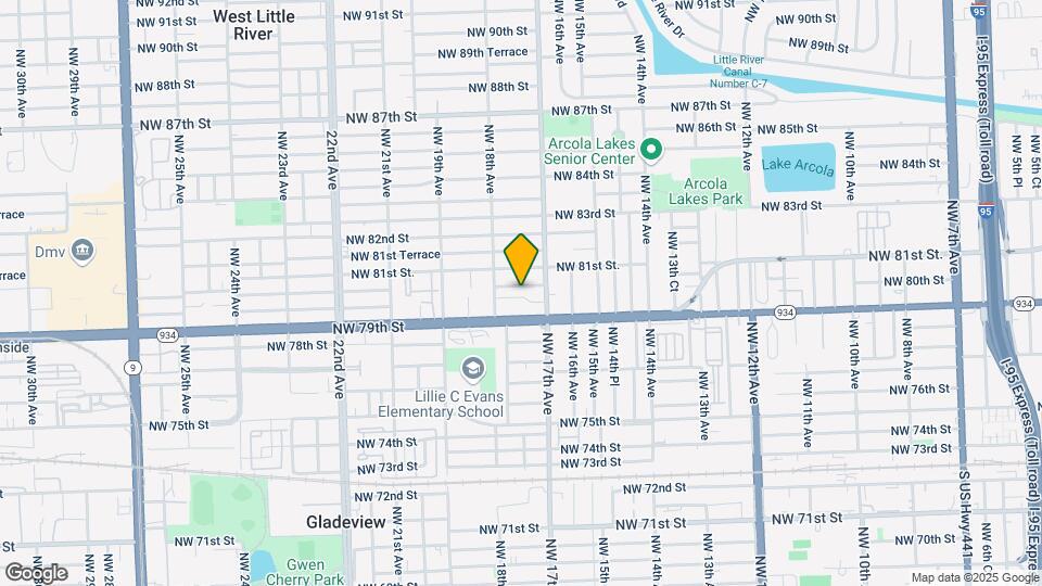 1732 NW 80th St Map and Location Details