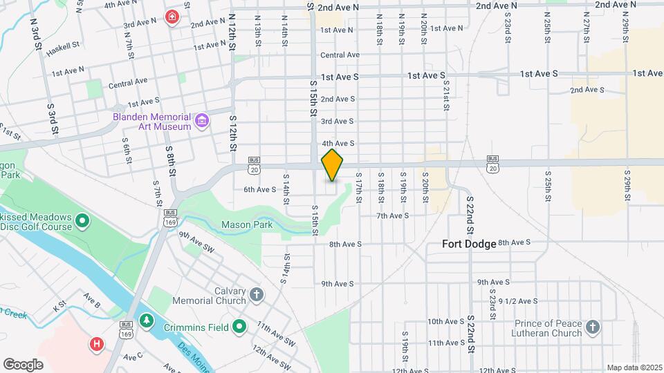 532 S 16th St Map and Location Details