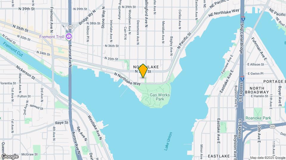 1730 N Northlake Way Map and Location Details