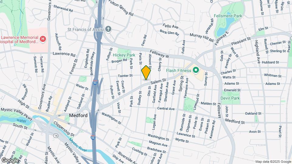 344 Salem St Map and Location Details