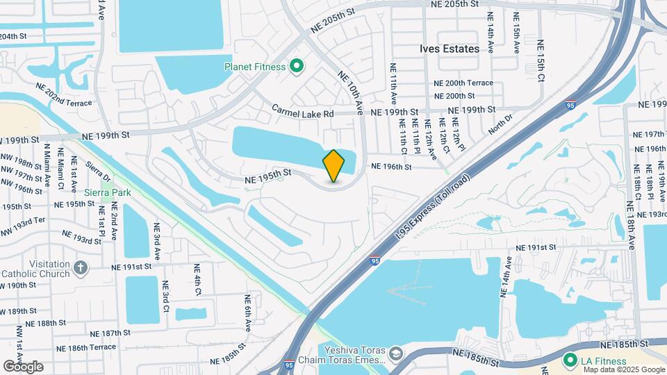 877 NE 195th St Map and Location Details
