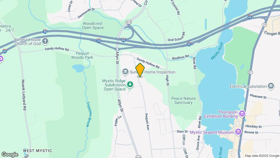 424 Pequot Ave Map and Location Details