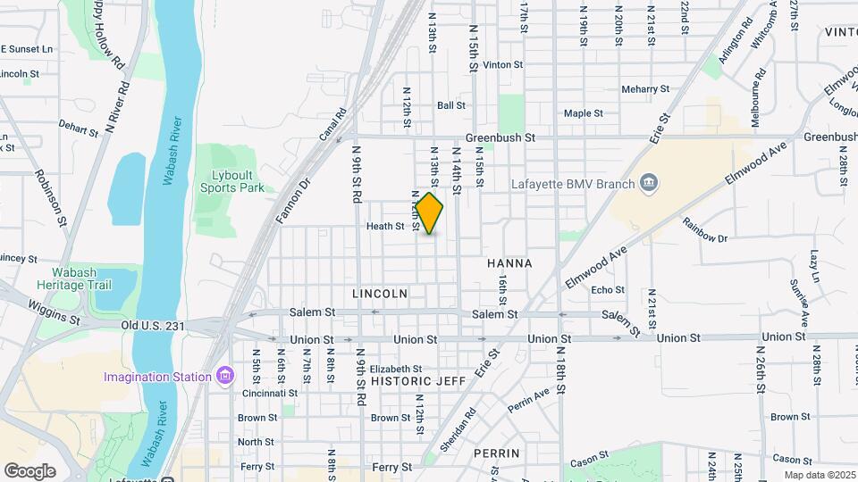 1118 N 13th St Mapa y Detalles de la Ubicación