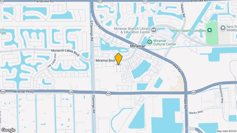 2648 SW 120th Terrace Map and Location Details