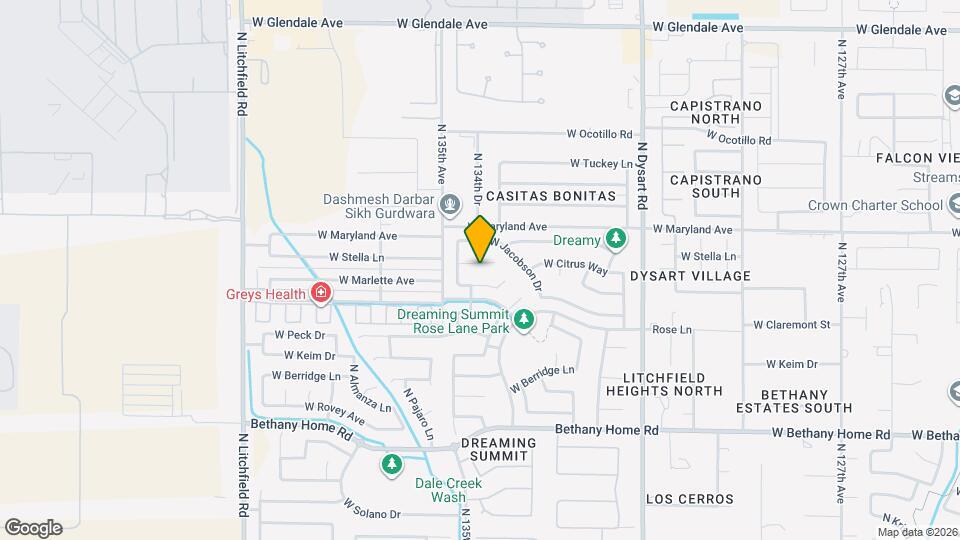 13419 W Citrus Ct Map and Location Details