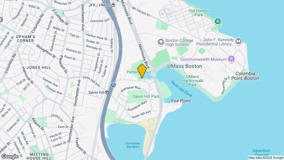 301 Savin Hill Ave, Unit #2 Map and Location Details