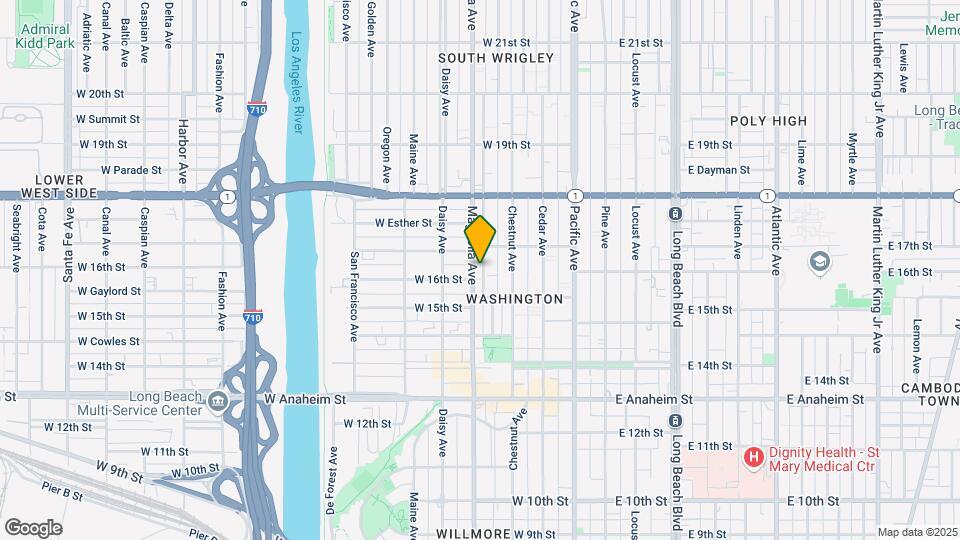 1600 Magnolia Ave Mapa y Detalles de la Ubicación