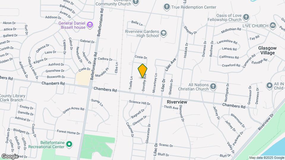 10045 Dorothy Ave Map and Location Details