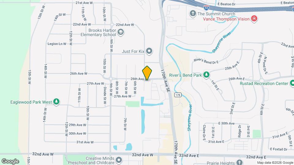 2605 5th Ct W Map and Location Details