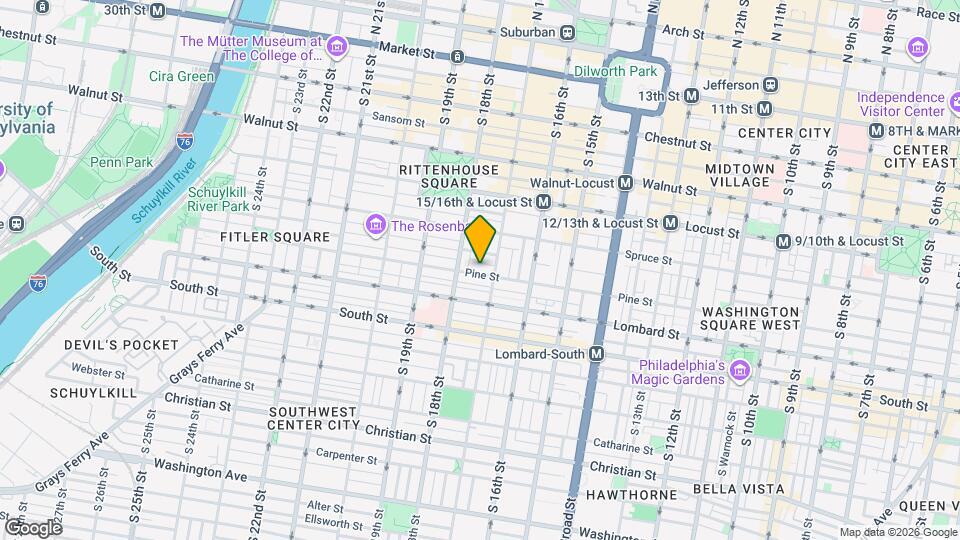 1721 Pine St Map and Location Details