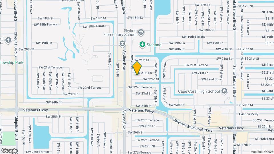 703 SW 22nd St Map and Location Details