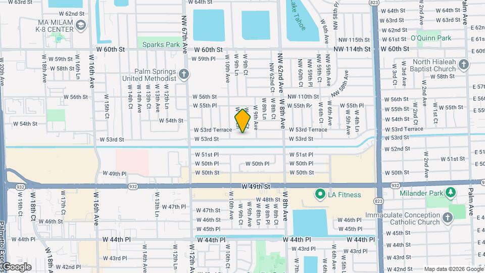 951 W 53rd St Mapa y Detalles de la Ubicación