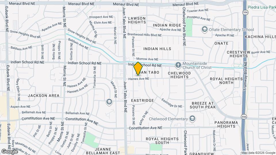 1701 Kirby St NE, Unit D Map and Location Details