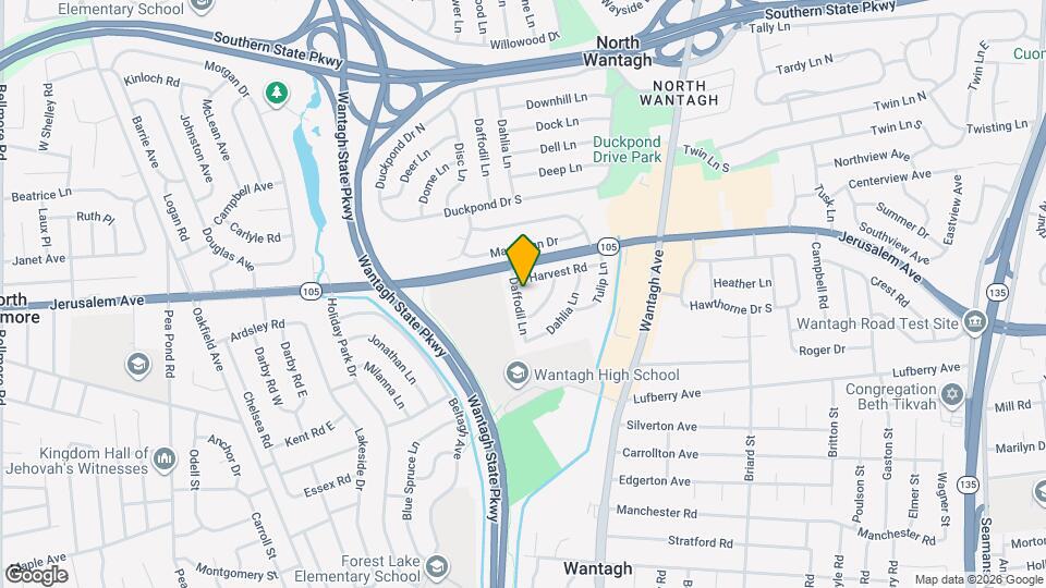 1227 Daffodil Ln Mapa y Detalles de la Ubicación