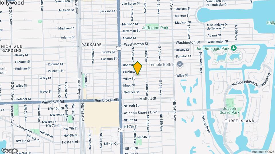 1643 Wiley St, Unit 10 Map and Location Details