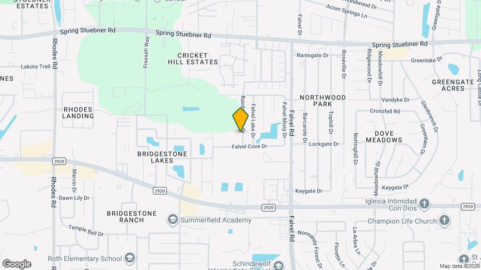 21523 Rainfall Park Dr Map and Location Details