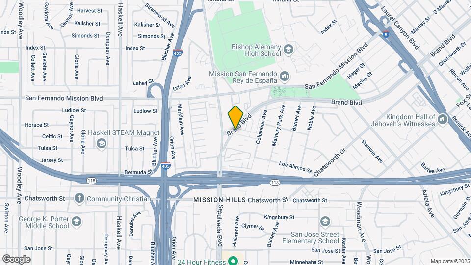 15452 Romar St Map and Location Details