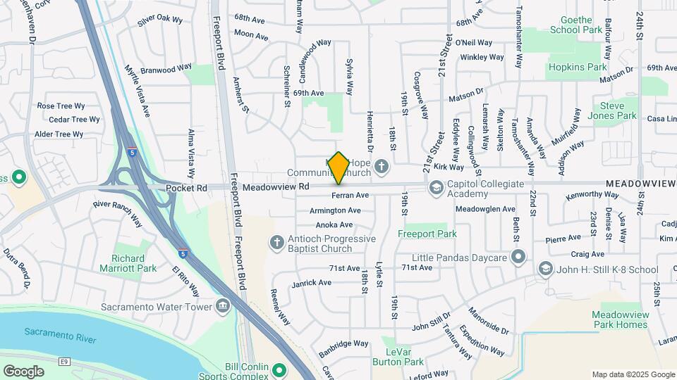 1657 Ferran Ave Map and Location Details