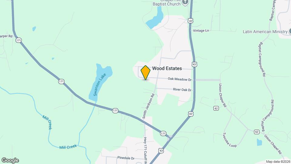 4813 Oak Meadow Dr Map and Location Details