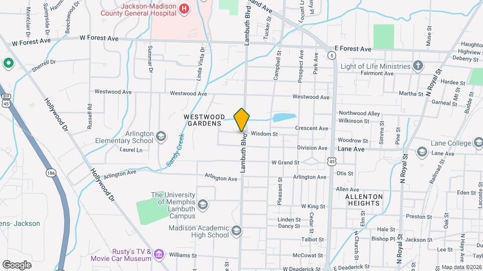 502 Wisdom St Map and Location Details