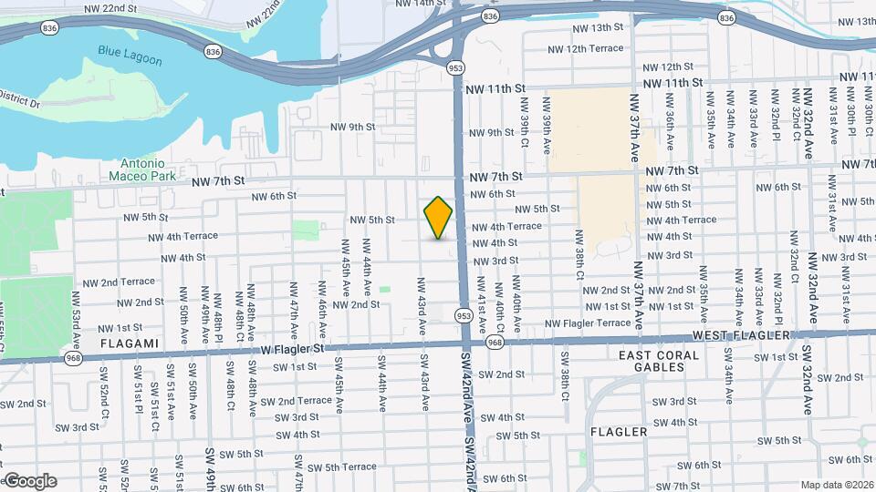 4228 NW 4th St Map and Location Details