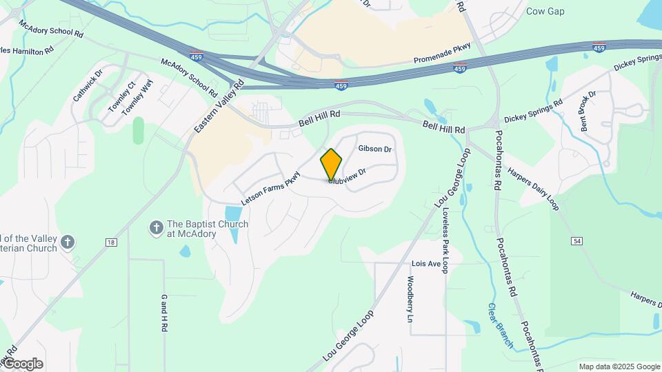 4652 Clubview Dr Map and Location Details