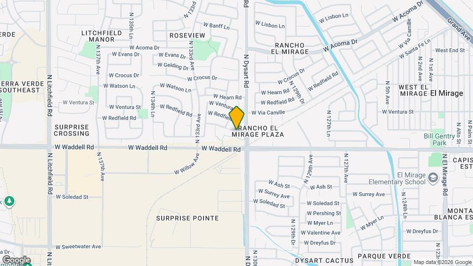 13137 W Calavar Rd, Unit 2 Mapa y Detalles de la Ubicación