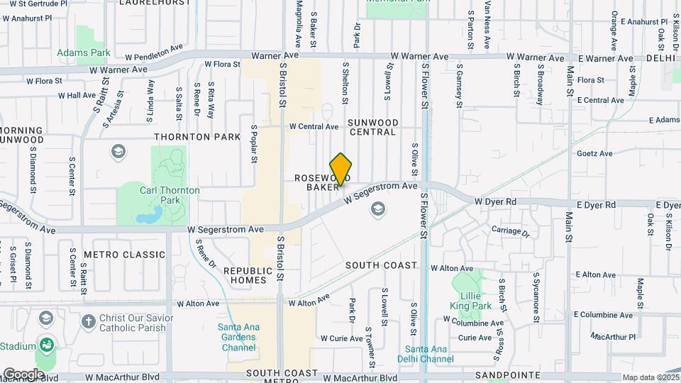 2708 Shelton St Mapa y Detalles de la Ubicación